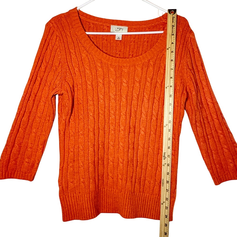 Vintage Y2K Ann Taylor LOFT Rabbit Hair Blend Sweater Made in Hong Kong - Picture 3 of 8